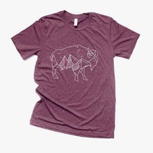 Buffalo T Shirt for Women Graphic Tees Shirts